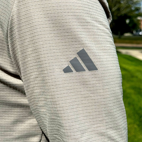 Adidas Polyester Hoodie: Putty Beige - Image 3