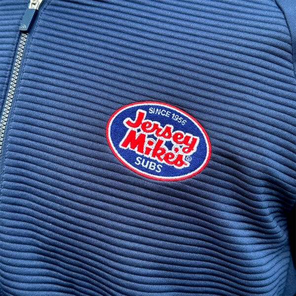 Adidas 1/4 zip performance pullover: Crew Navy - Image 3
