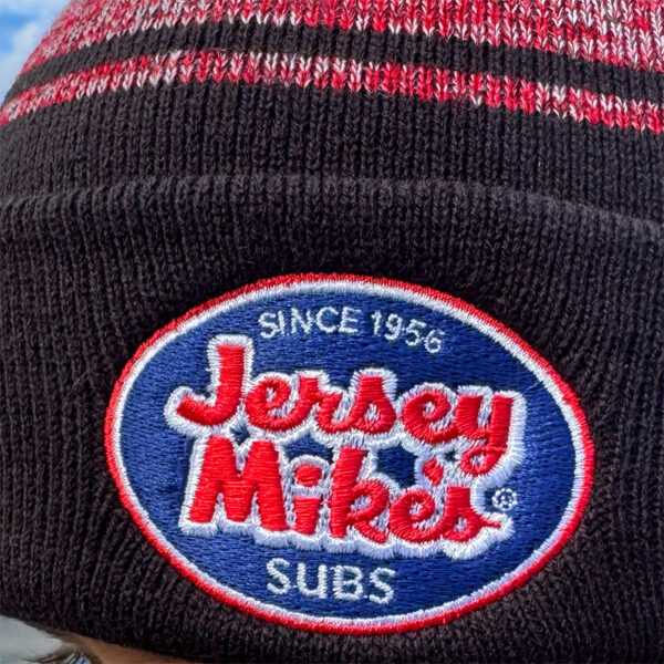 New Era Beanie -  Black/Scarlet - Image 2