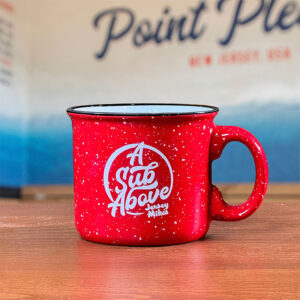 Speckled Camper Mug - Red