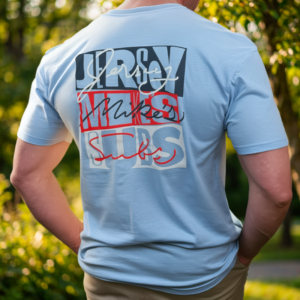 Jersey Mike's Gildan Softstyle Tee: Light Blue