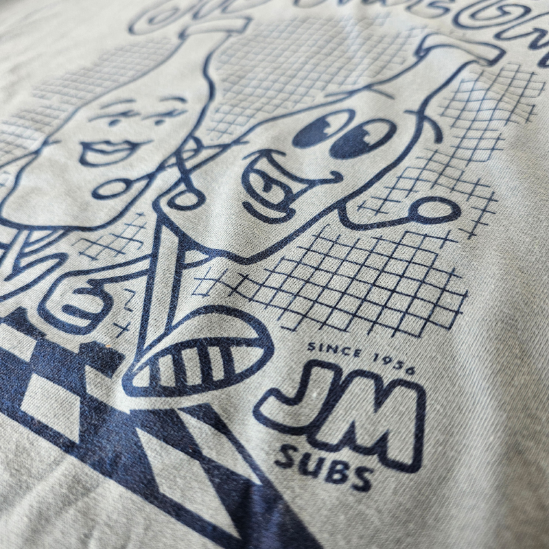 Oil and Vinegar Tee: Stone Blue - Image 3